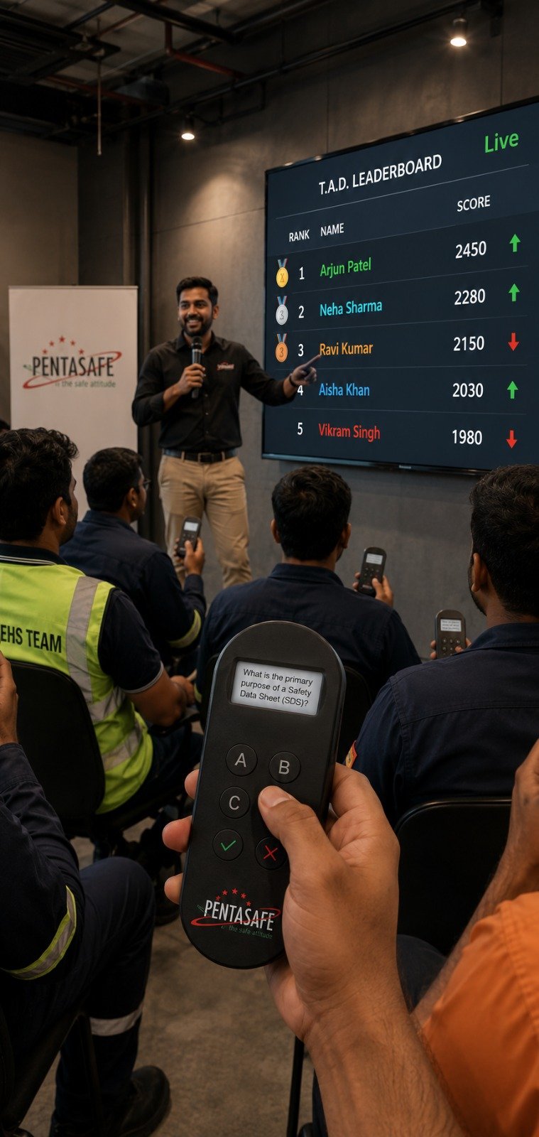 TAD gamified safety assessment platform